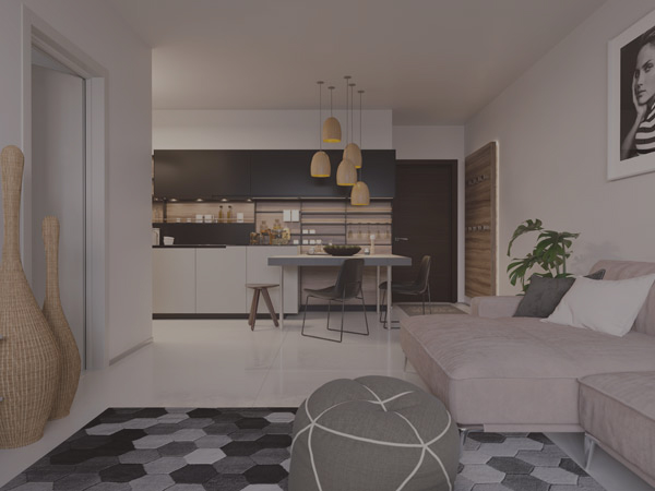 Cucina a vista